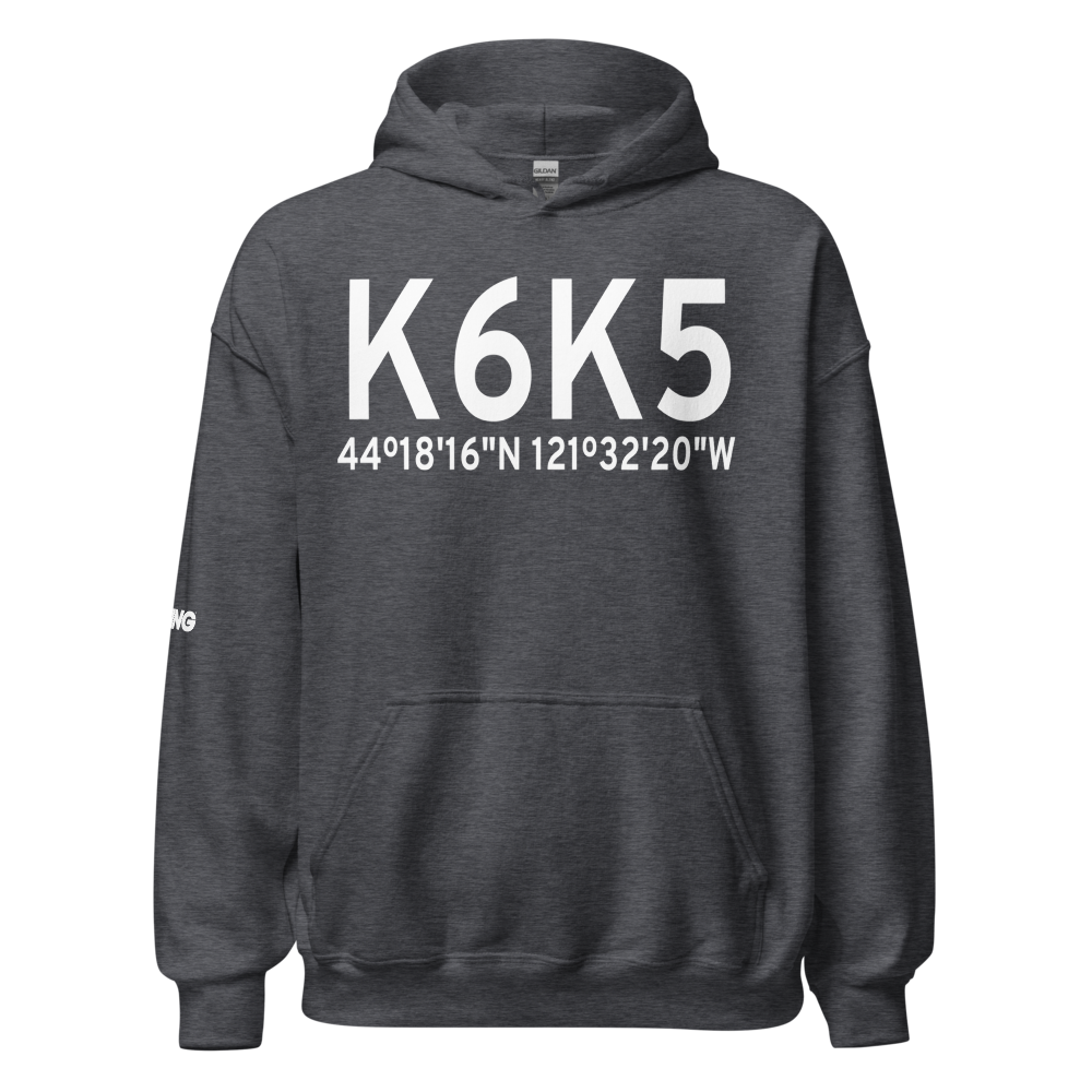 Sisters Eagle Air Airport (K6K5) ICAO Hoodie Sweatshirt 