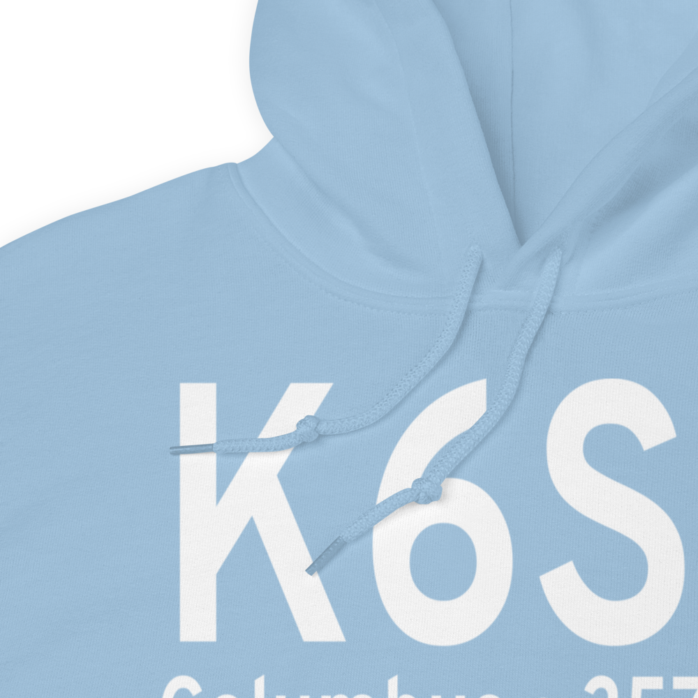 Woltermann Memorial Airport (K6S3) ICAO Hoodie Sweatshirt 