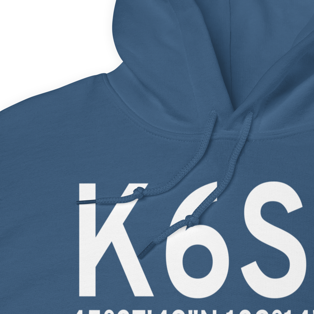 Woltermann Memorial Airport (K6S3) ICAO Hoodie Sweatshirt 