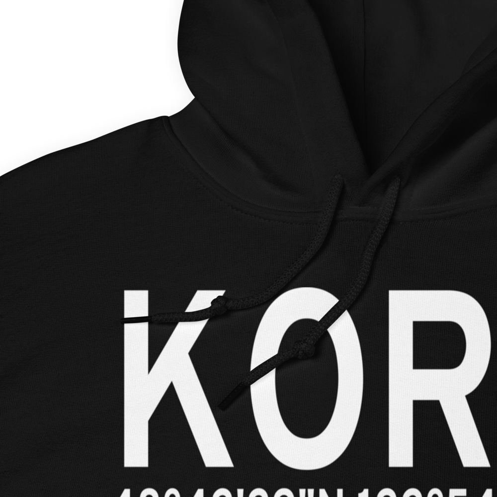 Orcas Island Airport (KORS) ICAO Hoodie Sweatshirt 
