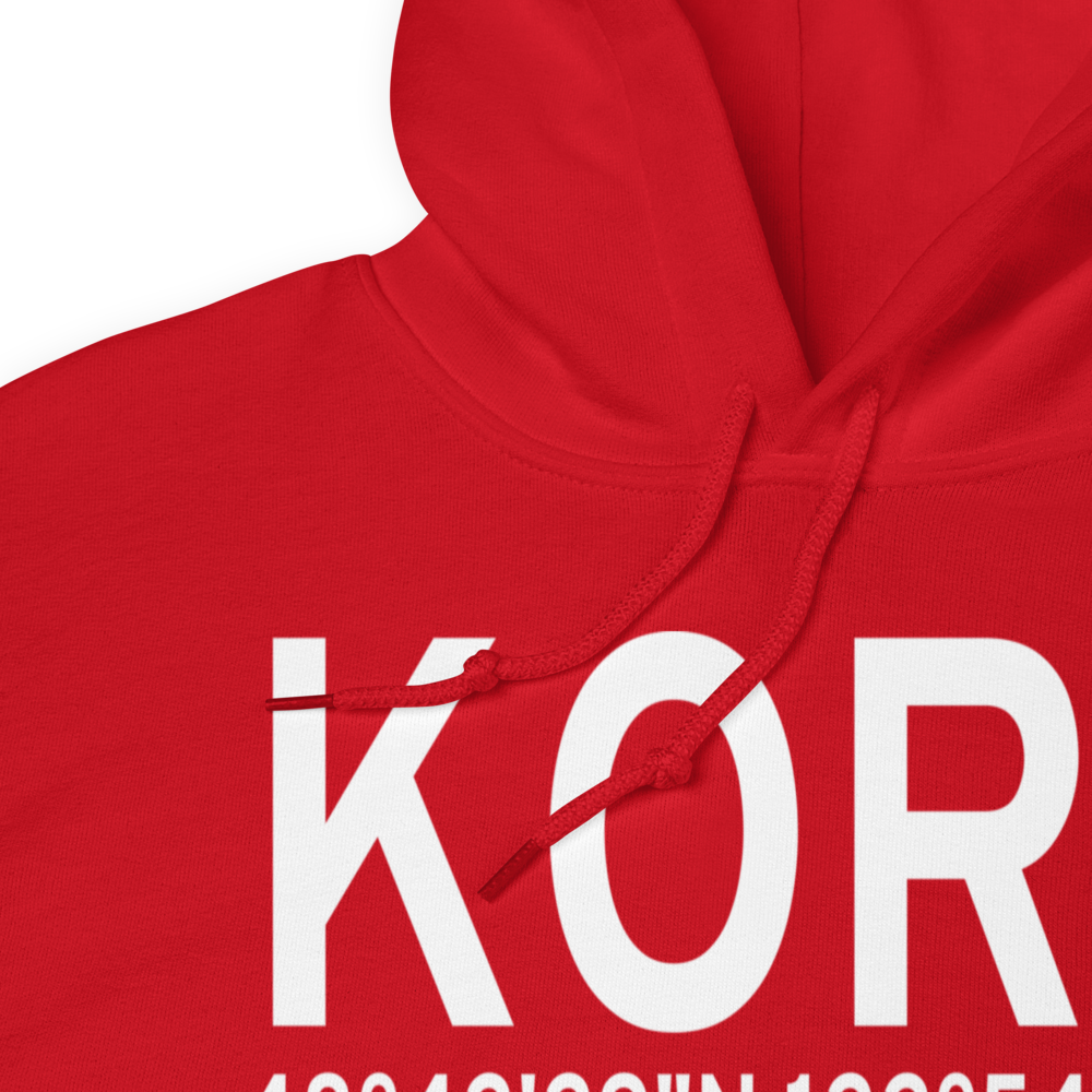 Orcas Island Airport (KORS) ICAO Hoodie Sweatshirt 