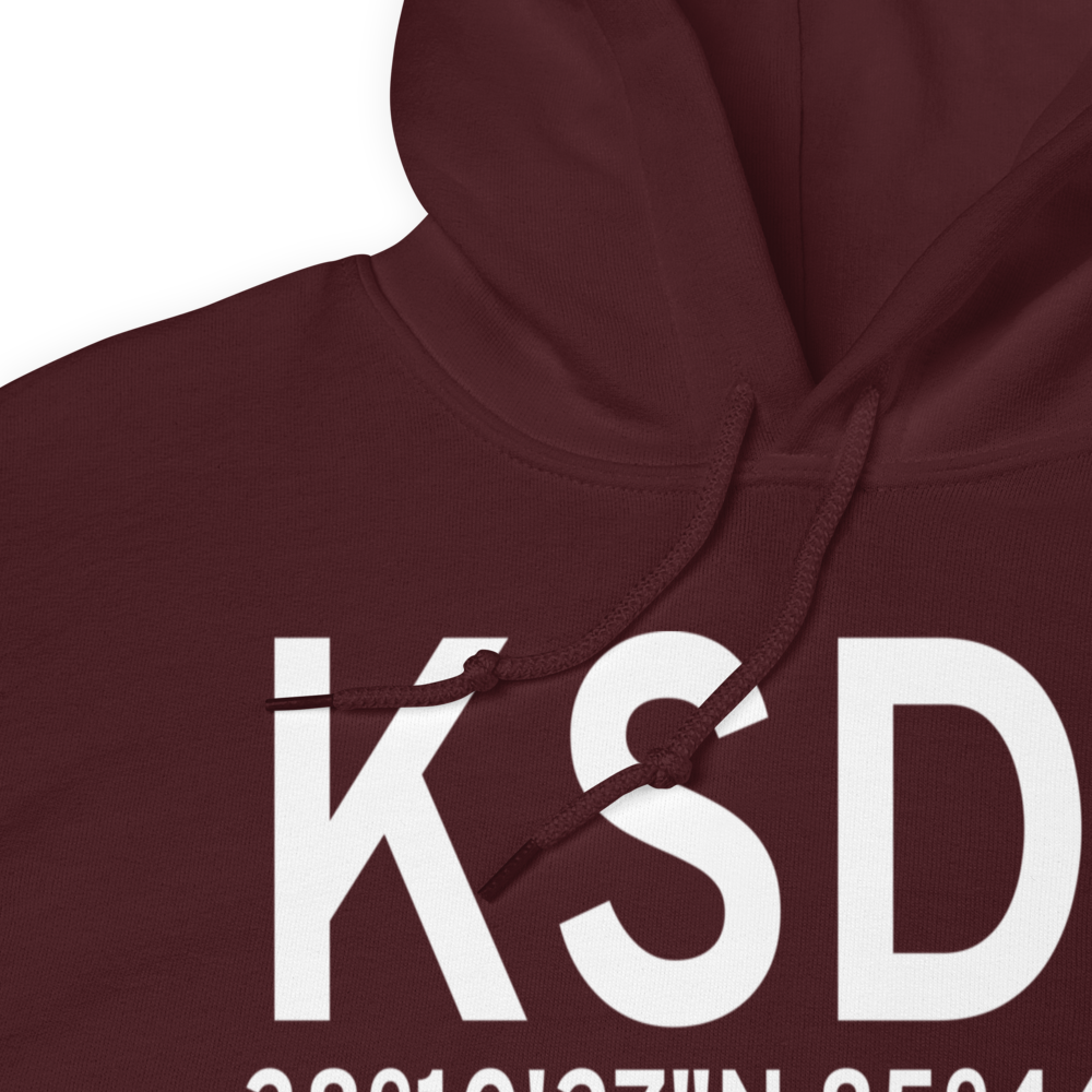 Louisville Muhammad Ali International Airport (KSDF) ICAO Hoodie Sweatshirt 