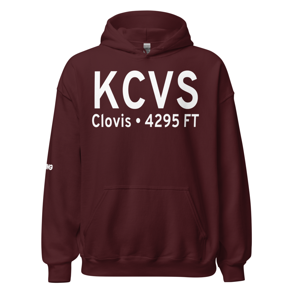 Cannon Air Force Base (KCVS) ICAO Hoodie Sweatshirt 