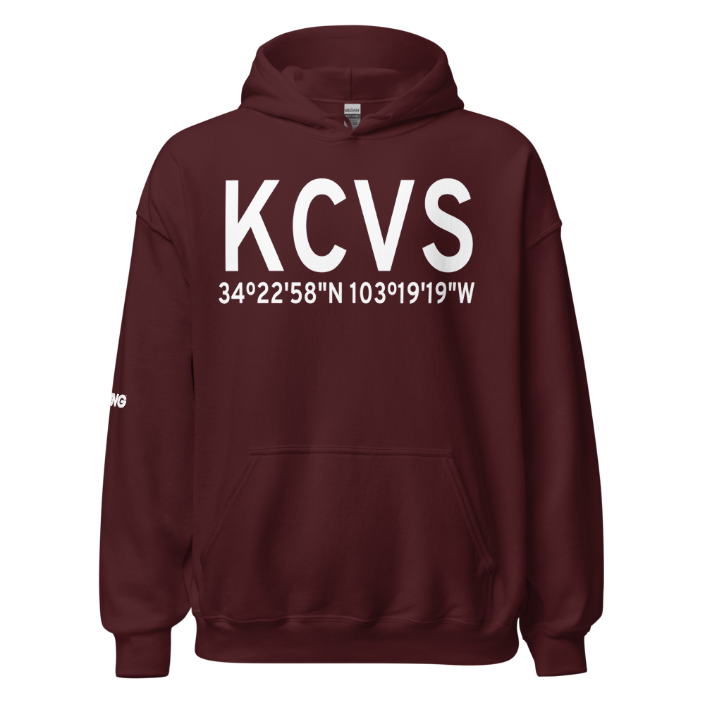 Cannon Air Force Base (KCVS) ICAO Hoodie Sweatshirt 