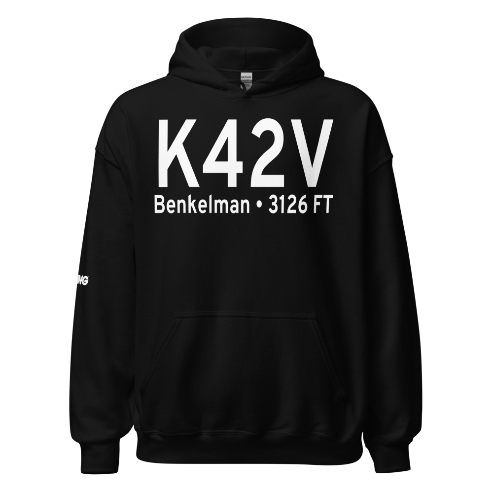 Jones Airport (K42V) ICAO Hoodie Sweatshirt 