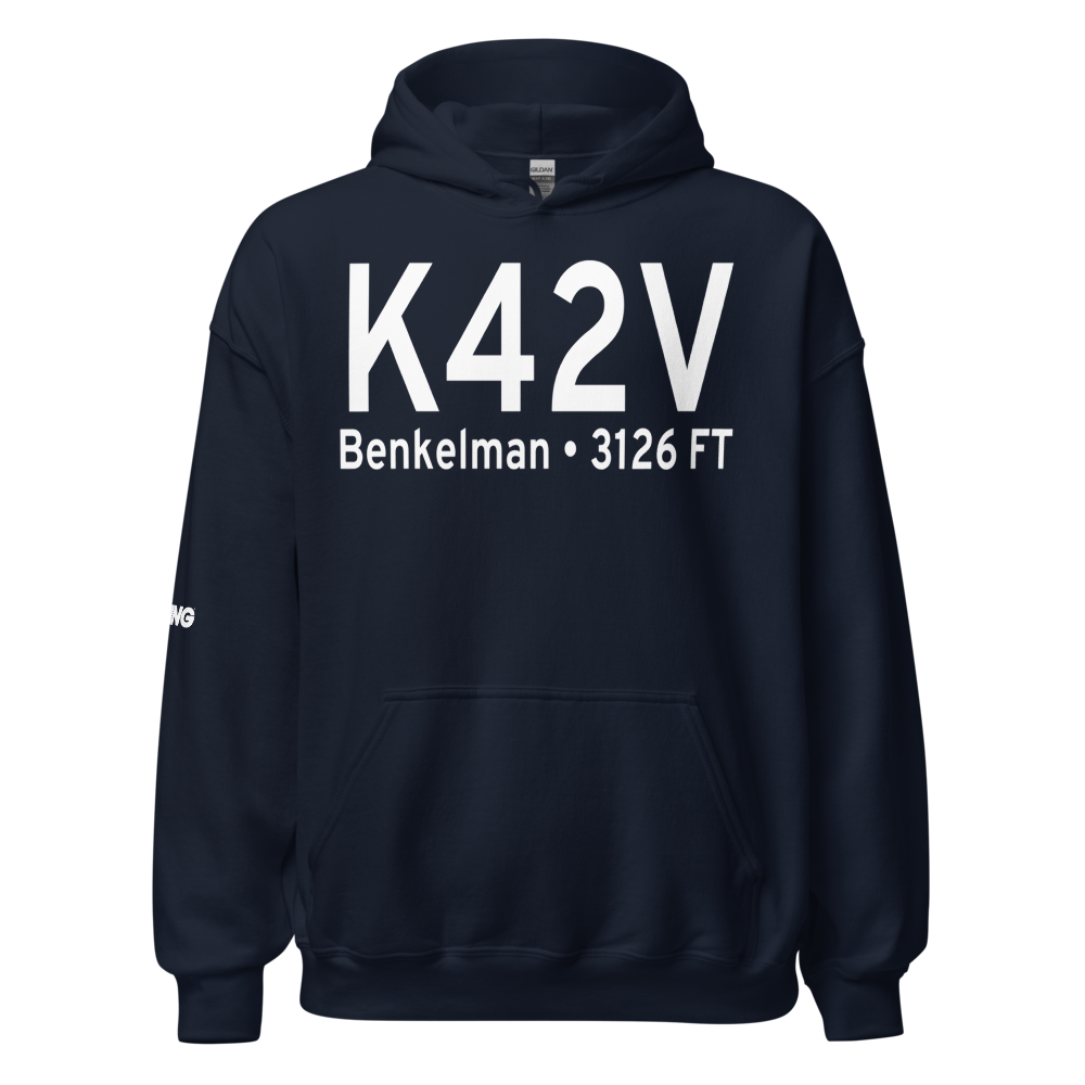 Jones Airport (K42V) ICAO Hoodie Sweatshirt 