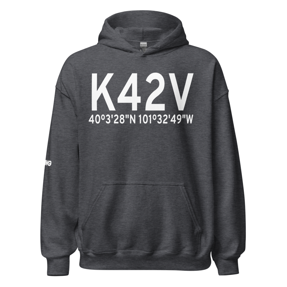 Jones Airport (K42V) ICAO Hoodie Sweatshirt 