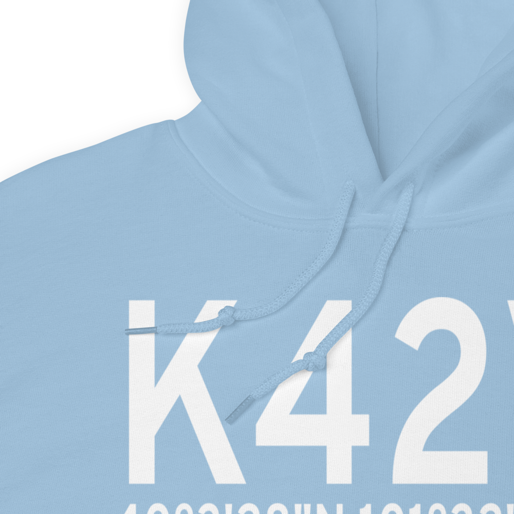 Jones Airport (K42V) ICAO Hoodie Sweatshirt 