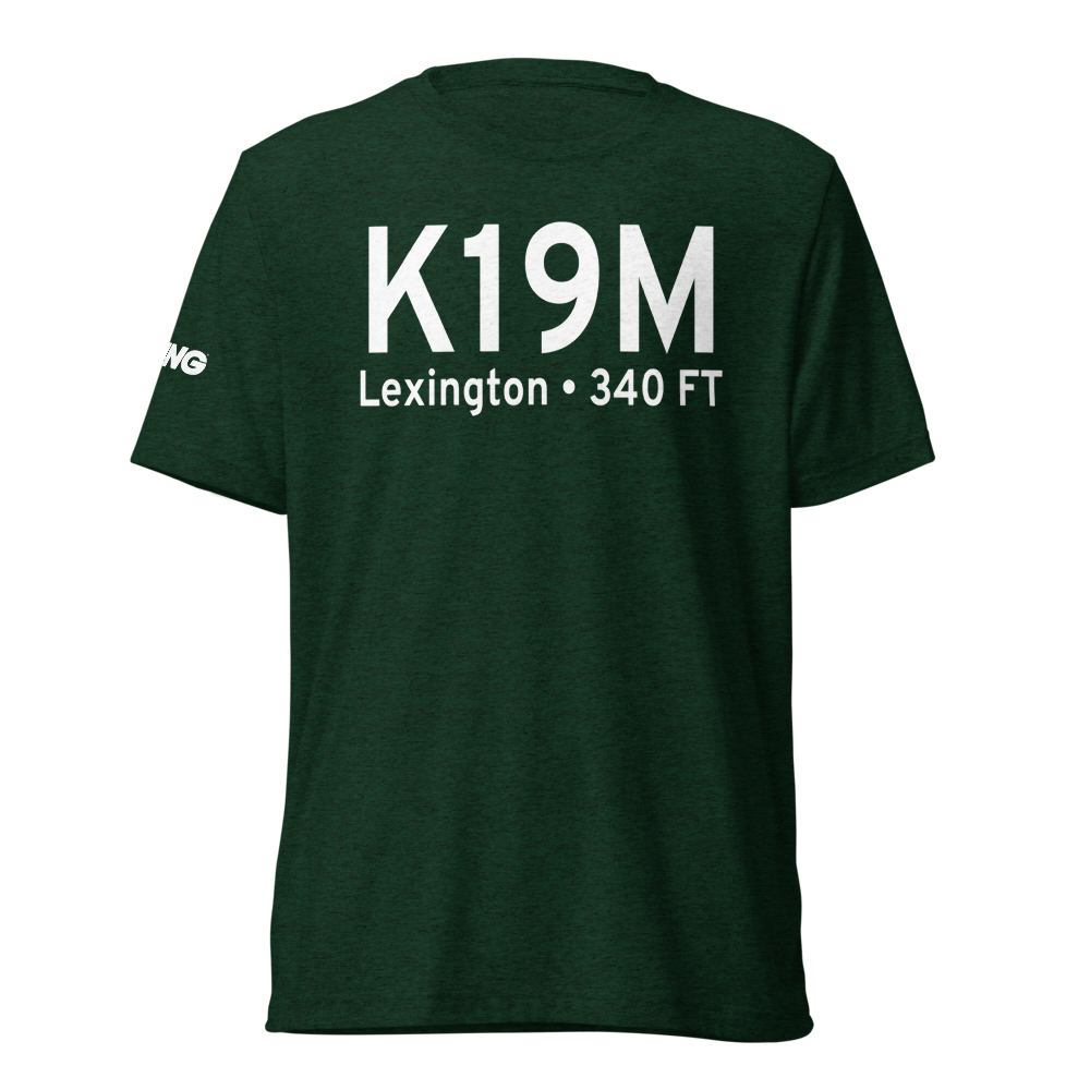 C. A. Moore Airport (K19M) ICAO Tri-blend T-Shirt 