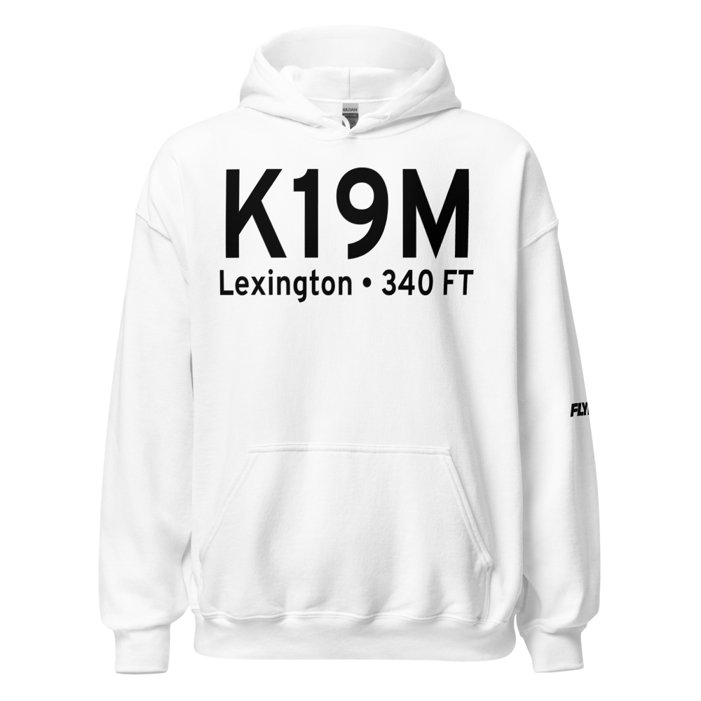C. A. Moore Airport (K19M) ICAO Hoodie Sweatshirt 