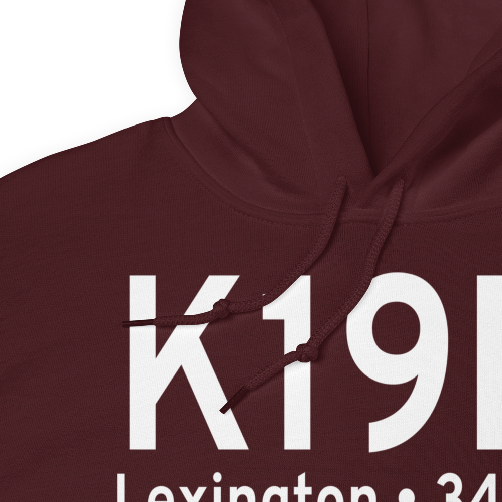 C. A. Moore Airport (K19M) ICAO Hoodie Sweatshirt 