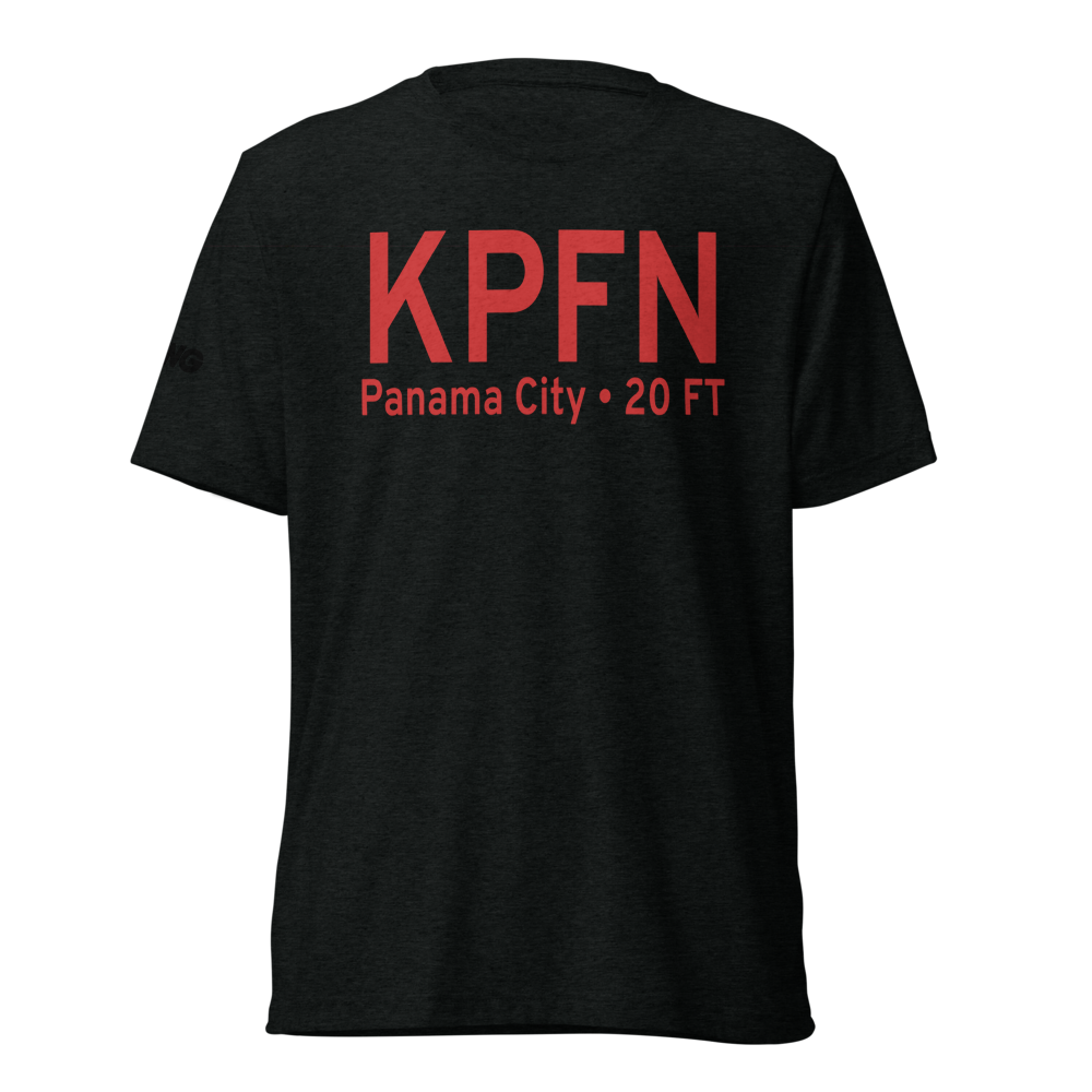 Panama City-Bay Co International Airport (KPFN) ICAO Tri-blend T-Shirt 