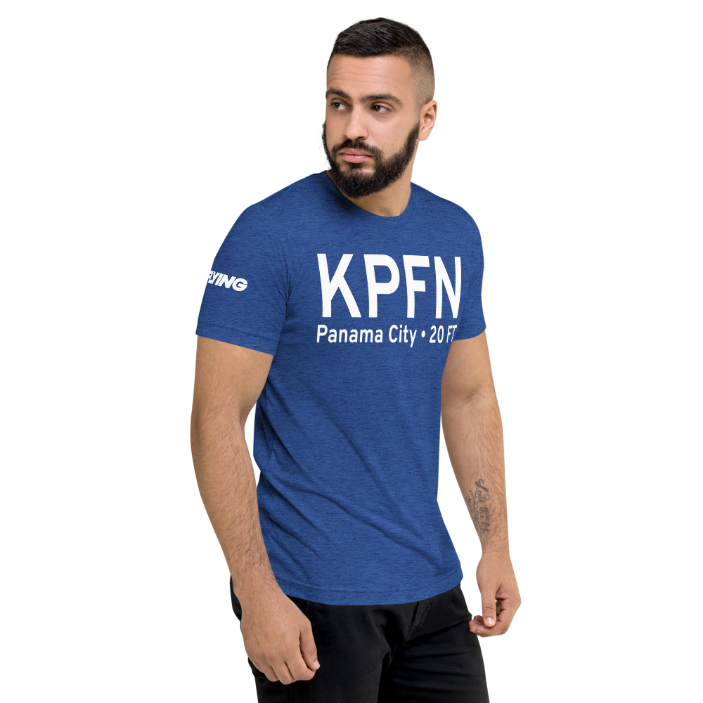 Panama City-Bay Co International Airport (KPFN) ICAO Tri-blend T-Shirt 