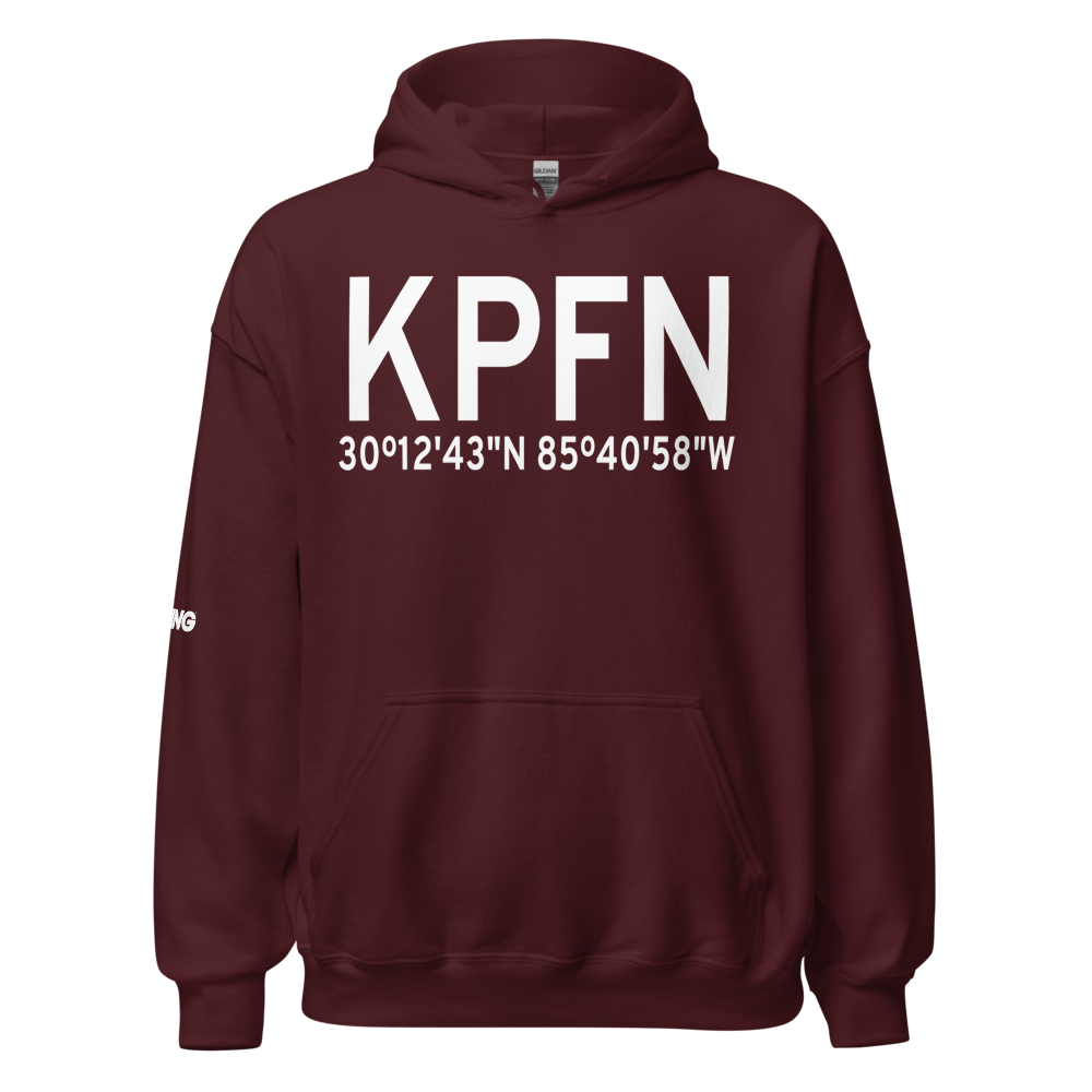 Panama City-Bay Co International Airport (KPFN) ICAO Hoodie Sweatshirt 