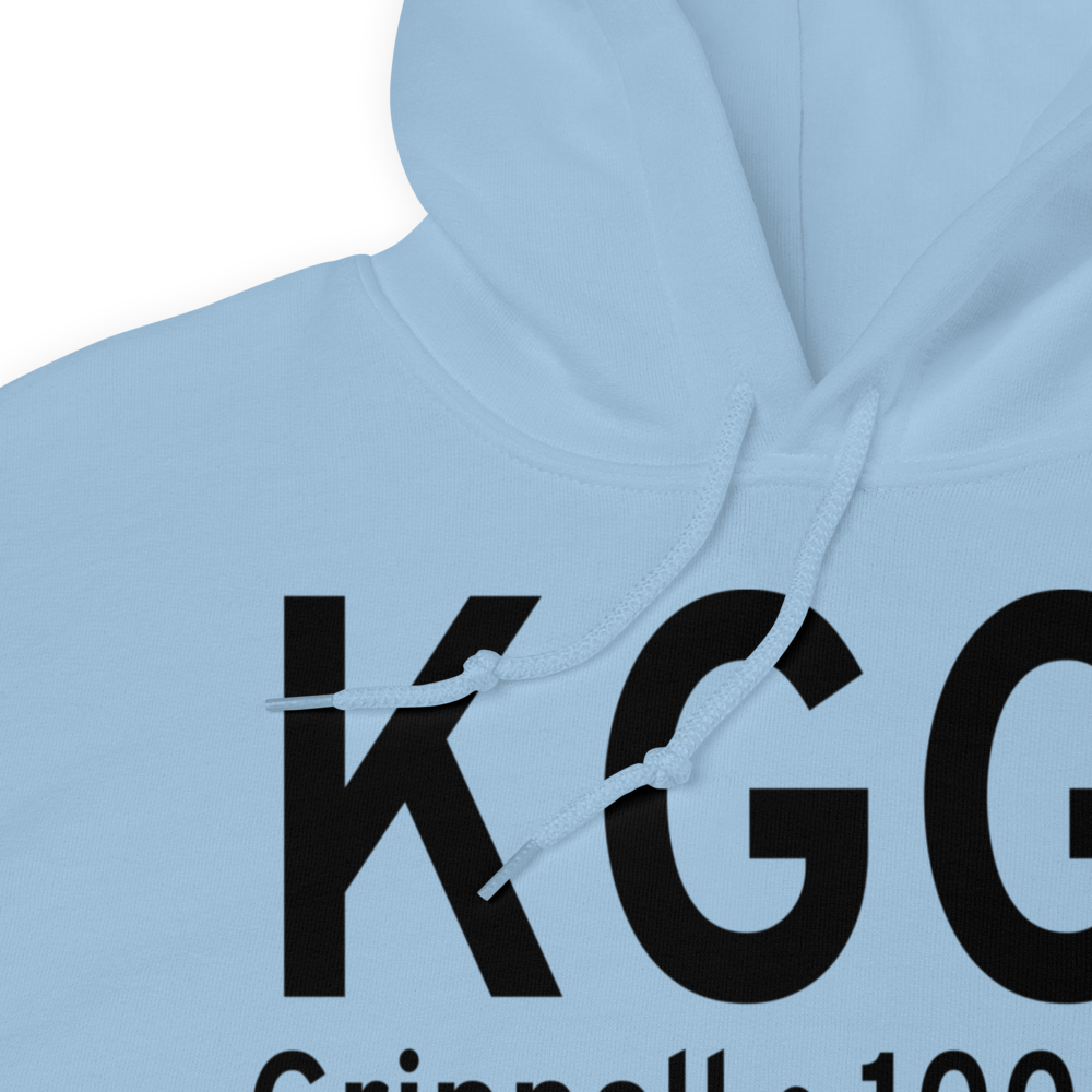 Grinnell Regional Airport (KGGI) ICAO Hoodie Sweatshirt 