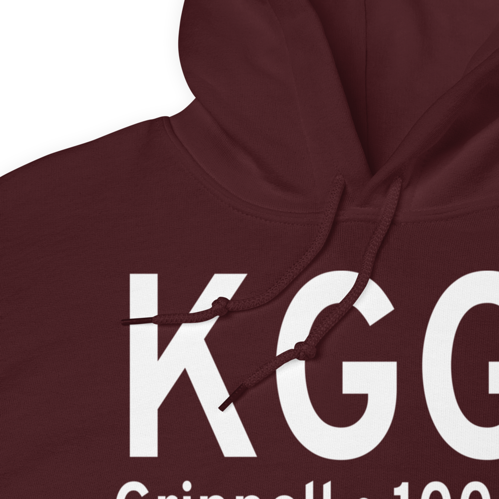 Grinnell Regional Airport (KGGI) ICAO Hoodie Sweatshirt 