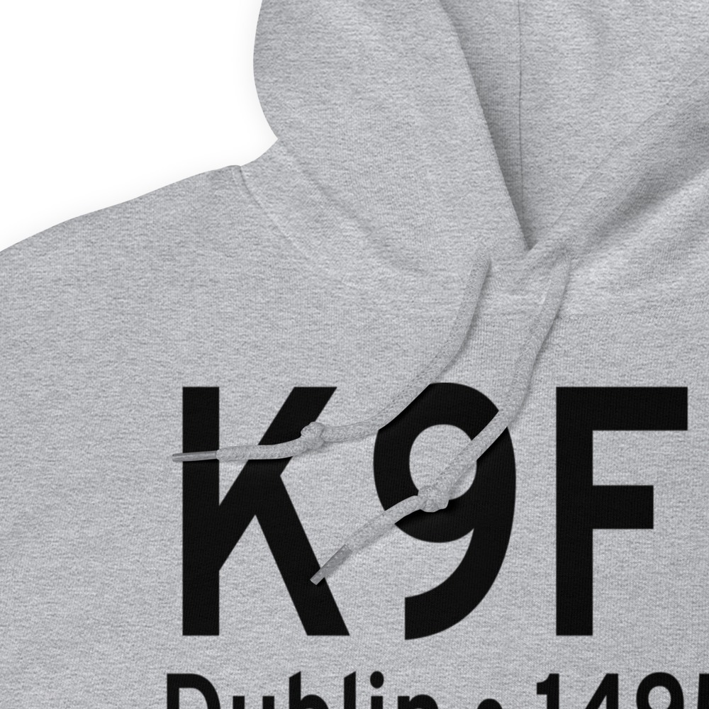 Dublin Municipal Airport (K9F0) ICAO Hoodie Sweatshirt 