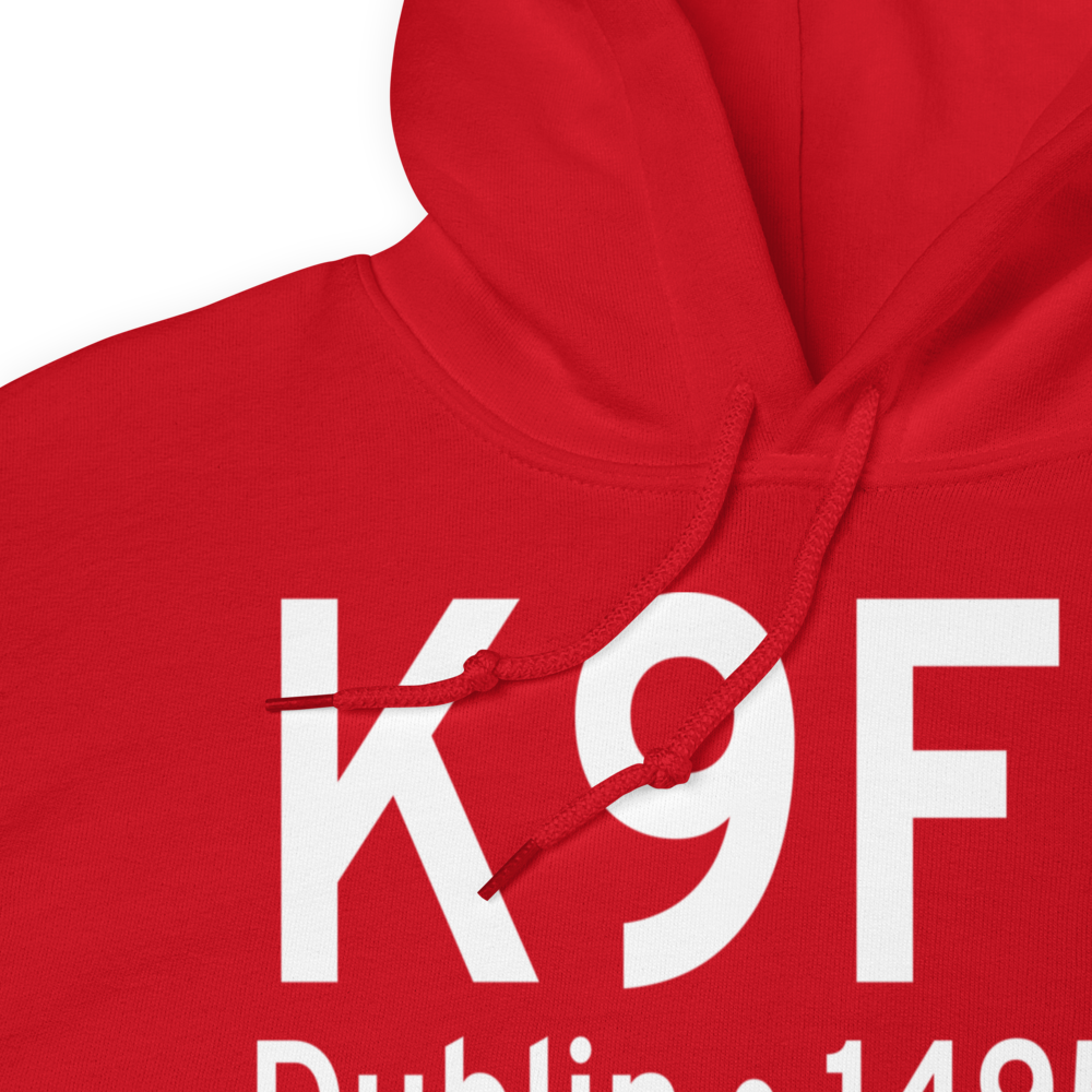 Dublin Municipal Airport (K9F0) ICAO Hoodie Sweatshirt 