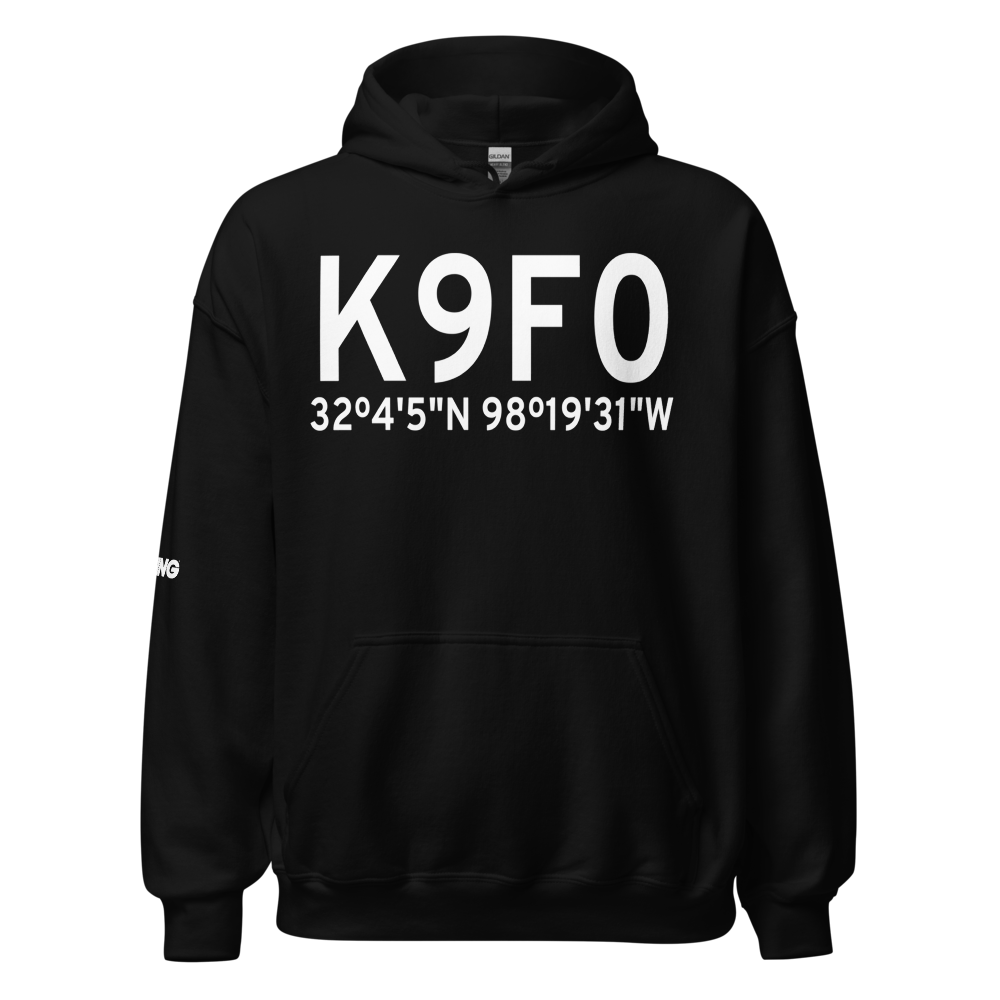 Dublin Municipal Airport (K9F0) ICAO Hoodie Sweatshirt 