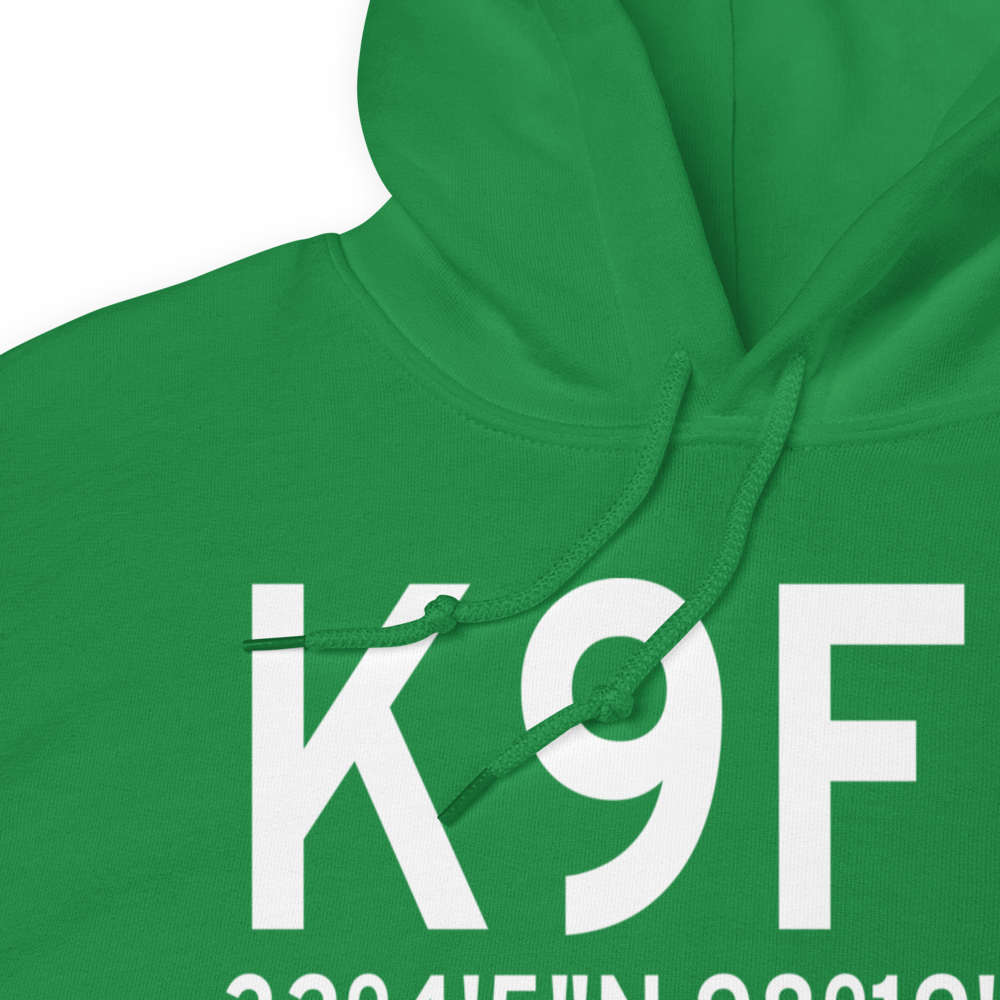 Dublin Municipal Airport (K9F0) ICAO Hoodie Sweatshirt 