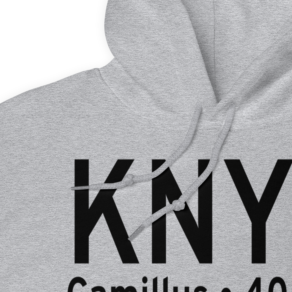 Camillus Airport (KNY2) ICAO Hoodie Sweatshirt 