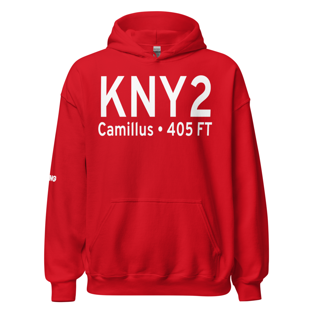 Camillus Airport (KNY2) ICAO Hoodie Sweatshirt 