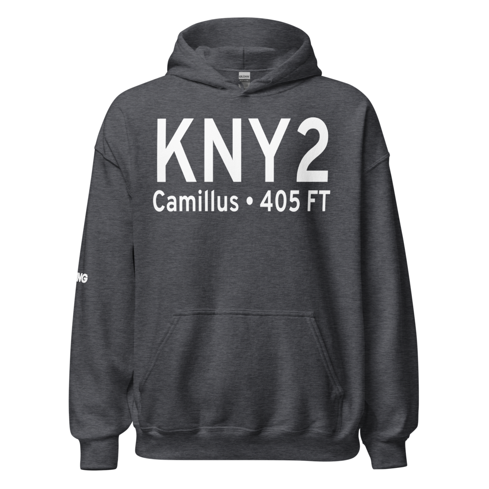 Camillus Airport (KNY2) ICAO Hoodie Sweatshirt 