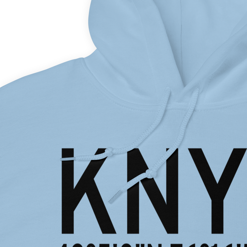 Camillus Airport (KNY2) ICAO Hoodie Sweatshirt 