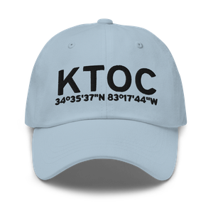 Toccoa Airport - R.G. Letourneau Field (KTOC) ICAO Hat