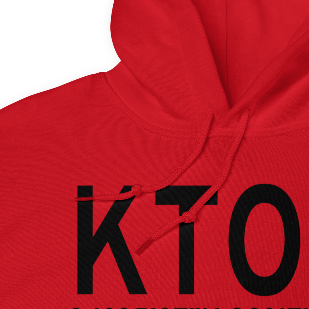Toccoa Airport - R.G. Letourneau Field (KTOC) ICAO Hoodie Sweatshirt 