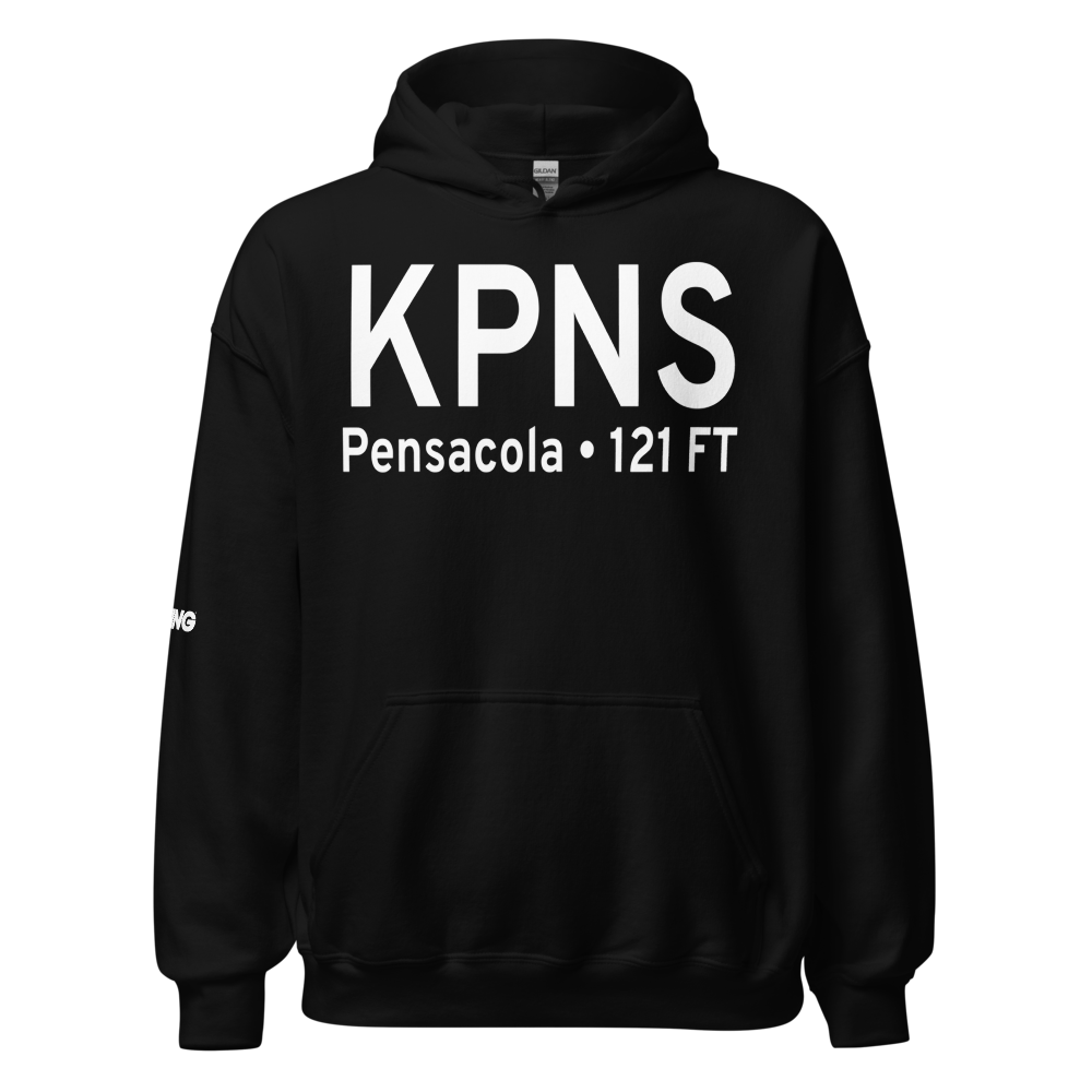 Pensacola International Airport (KPNS) ICAO Hoodie Sweatshirt 