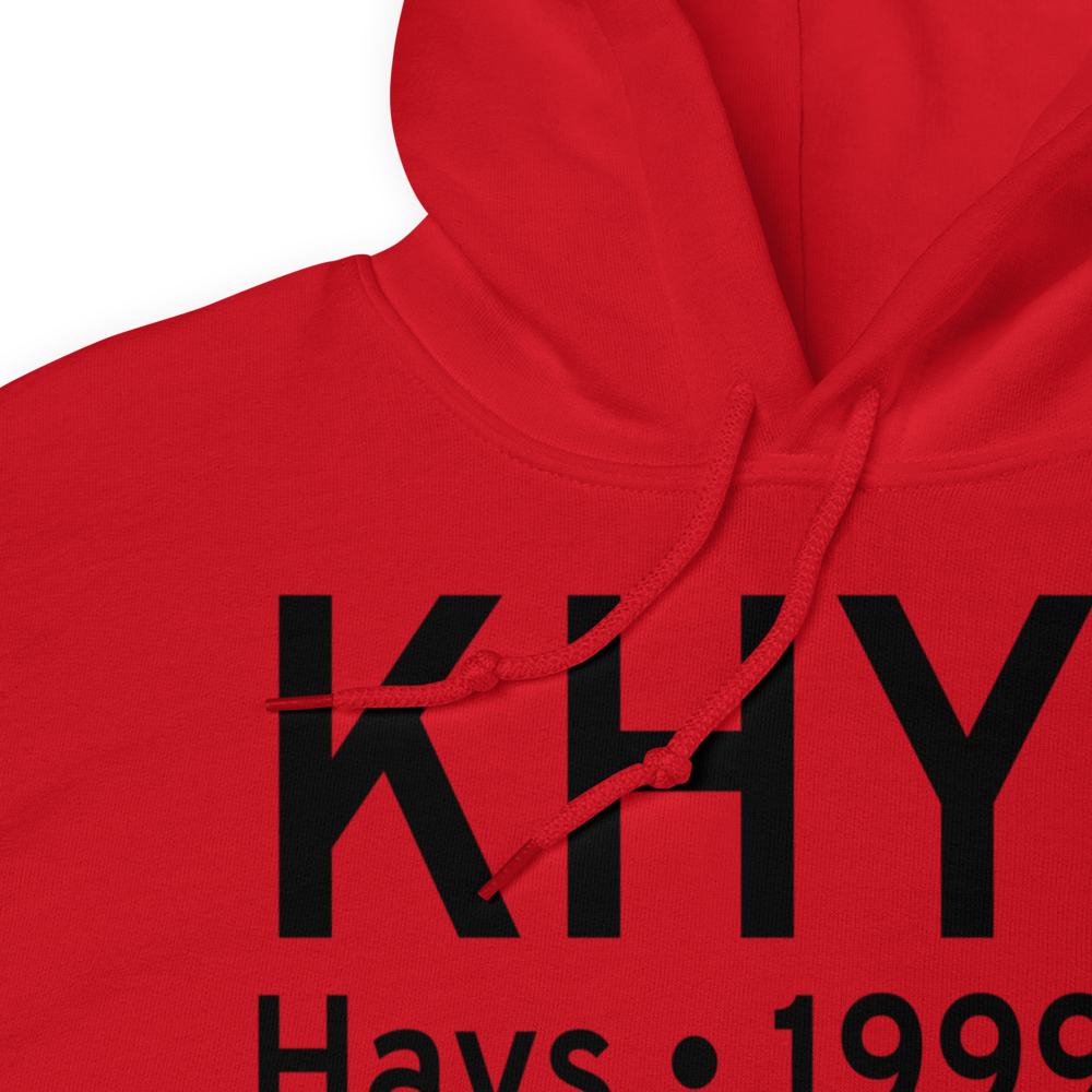 Hays Regional Airport (KHYS) ICAO Hoodie Sweatshirt 