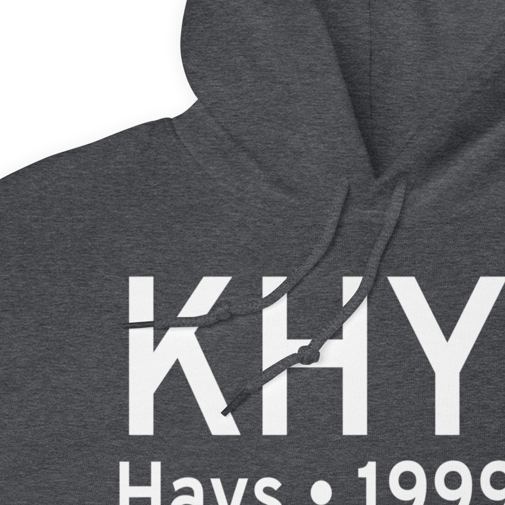 Hays Regional Airport (KHYS) ICAO Hoodie Sweatshirt 