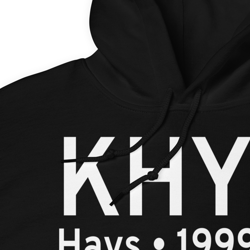 Hays Regional Airport (KHYS) ICAO Hoodie Sweatshirt 