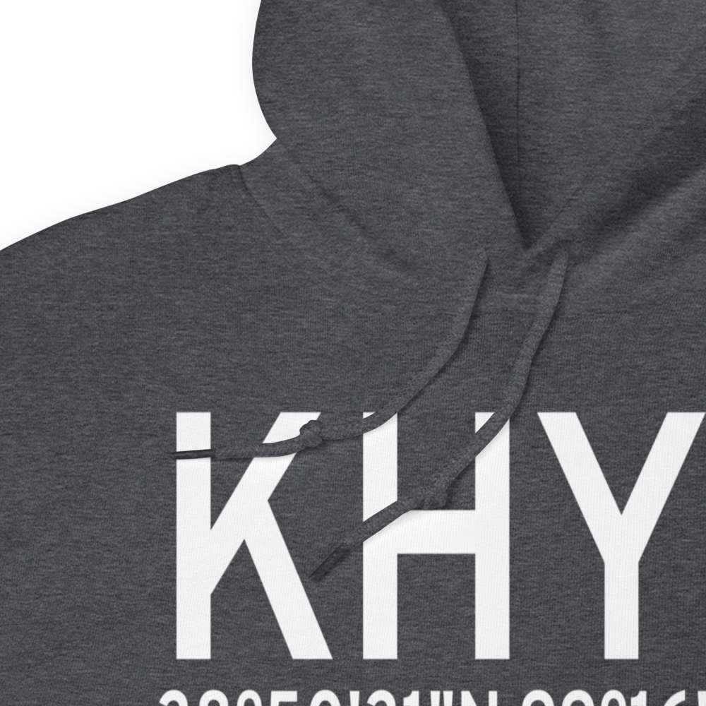 Hays Regional Airport (KHYS) ICAO Hoodie Sweatshirt 