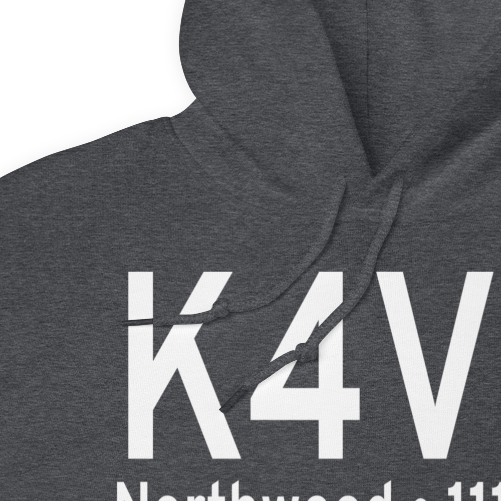 Northwood Municipal Vince Field (K4V4) ICAO Hoodie Sweatshirt 