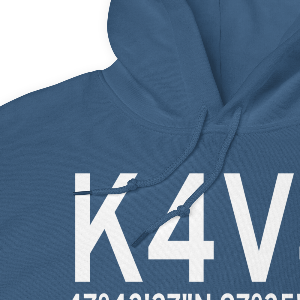 Northwood Municipal Vince Field (K4V4) ICAO Hoodie Sweatshirt 