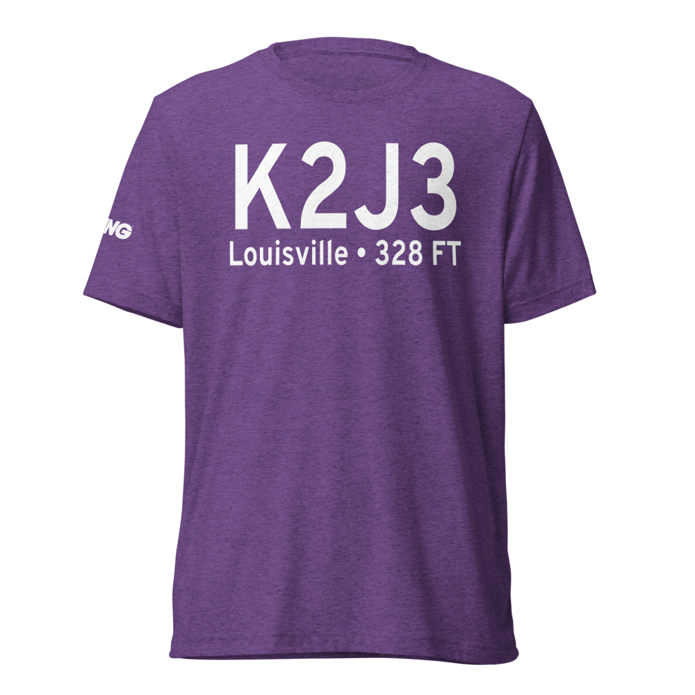 Louisville Municipal Airport (K2J3) ICAO Tri-blend T-Shirt 