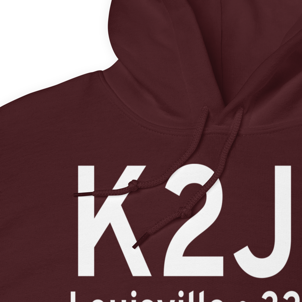 Louisville Municipal Airport (K2J3) ICAO Hoodie Sweatshirt 