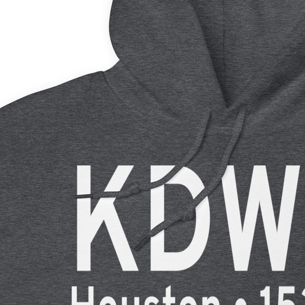 David Wayne Hooks Memorial Airport (KDWH) ICAO Hoodie Sweatshirt 