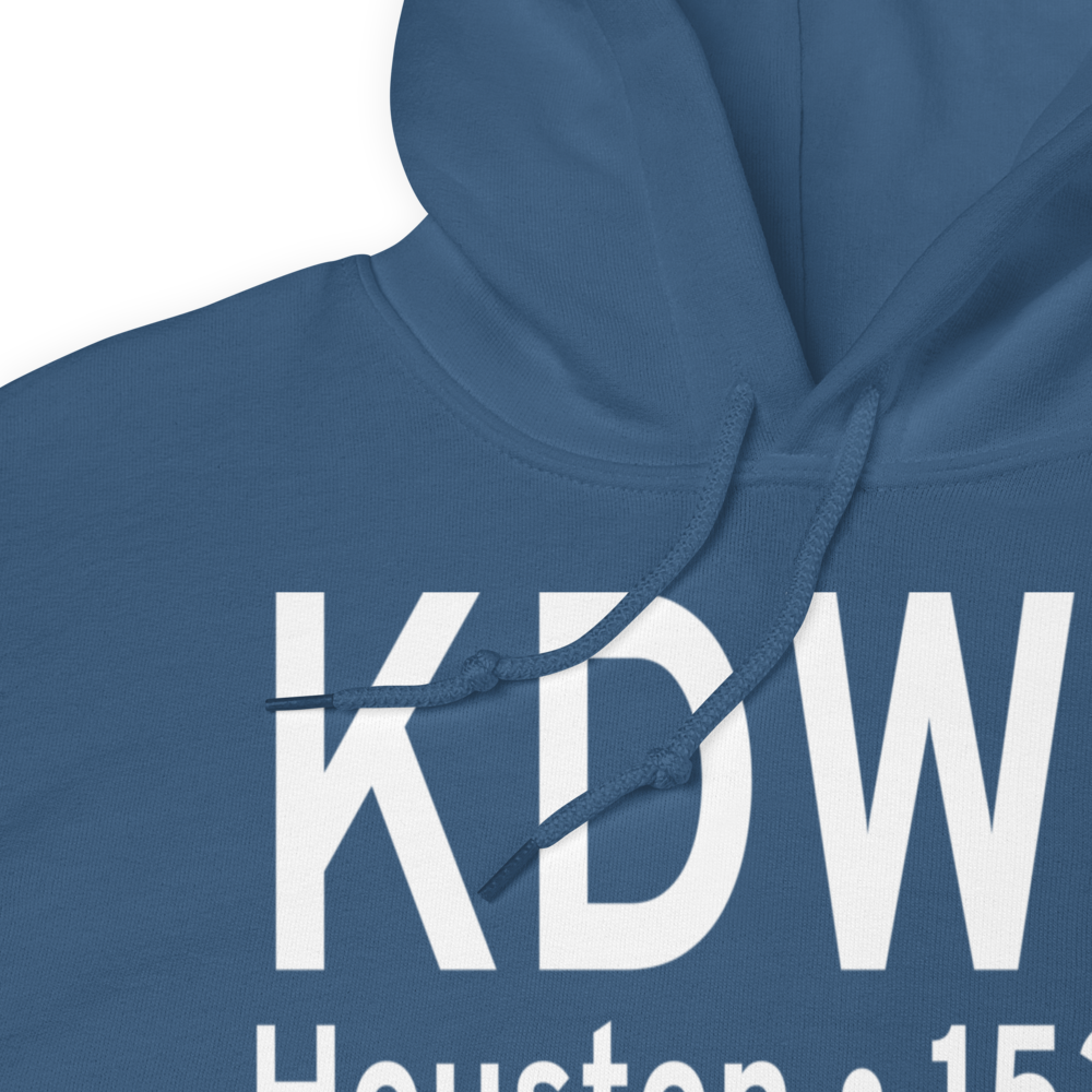 David Wayne Hooks Memorial Airport (KDWH) ICAO Hoodie Sweatshirt 