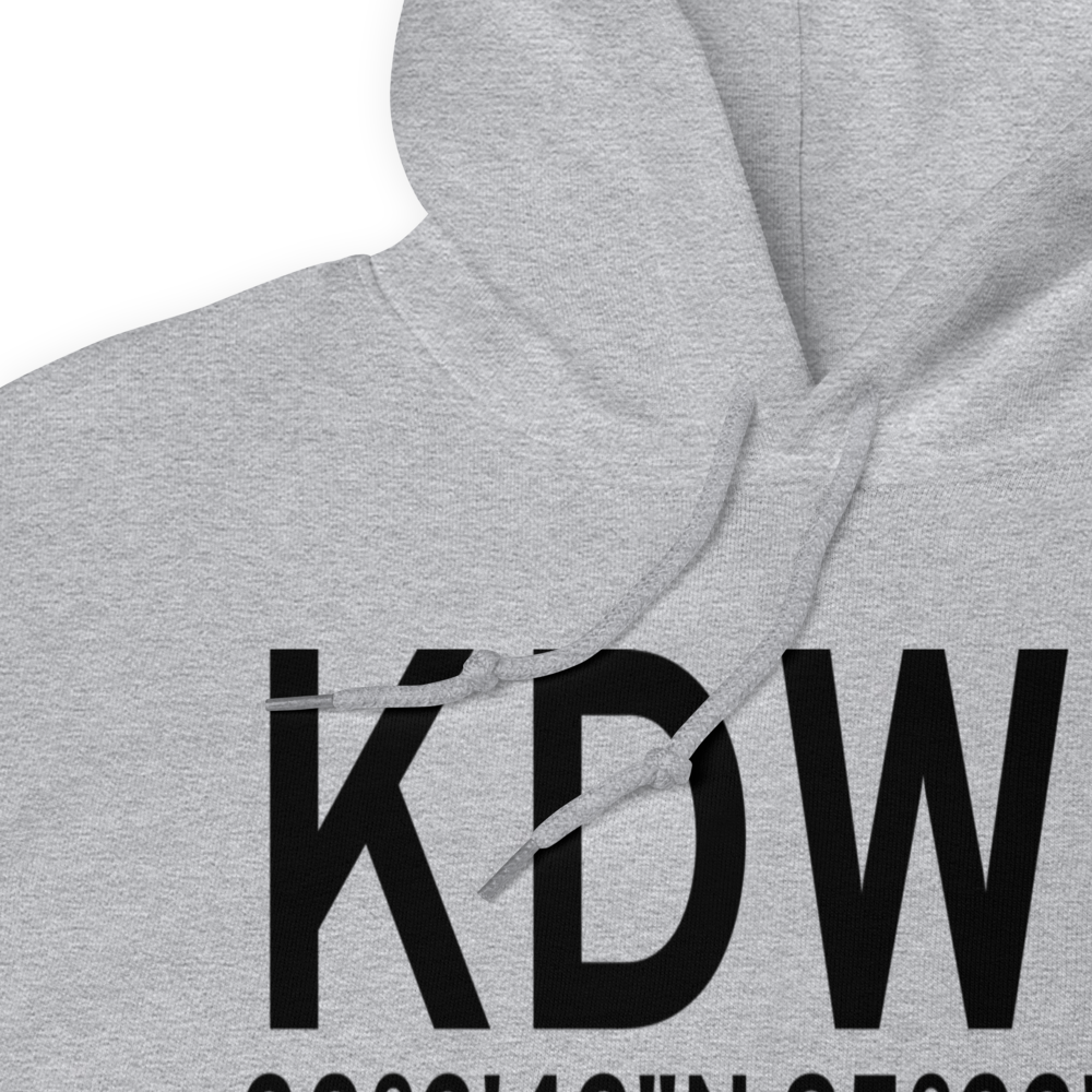 David Wayne Hooks Memorial Airport (KDWH) ICAO Hoodie Sweatshirt 