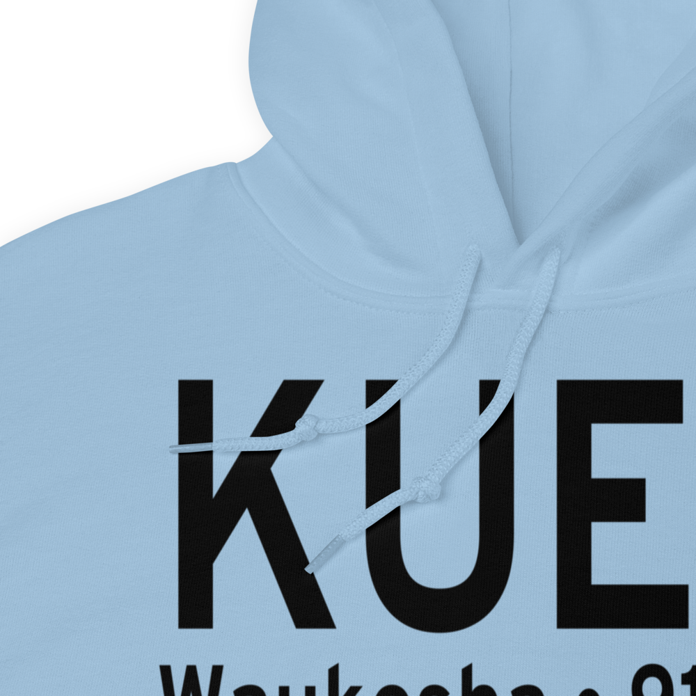 Waukesha County Airport (KUES) ICAO Hoodie Sweatshirt 