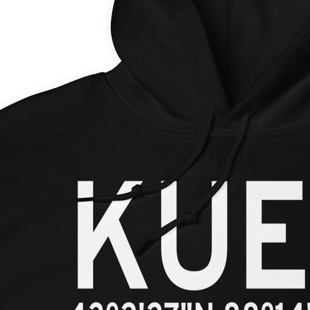 Waukesha County Airport (KUES) ICAO Hoodie Sweatshirt 