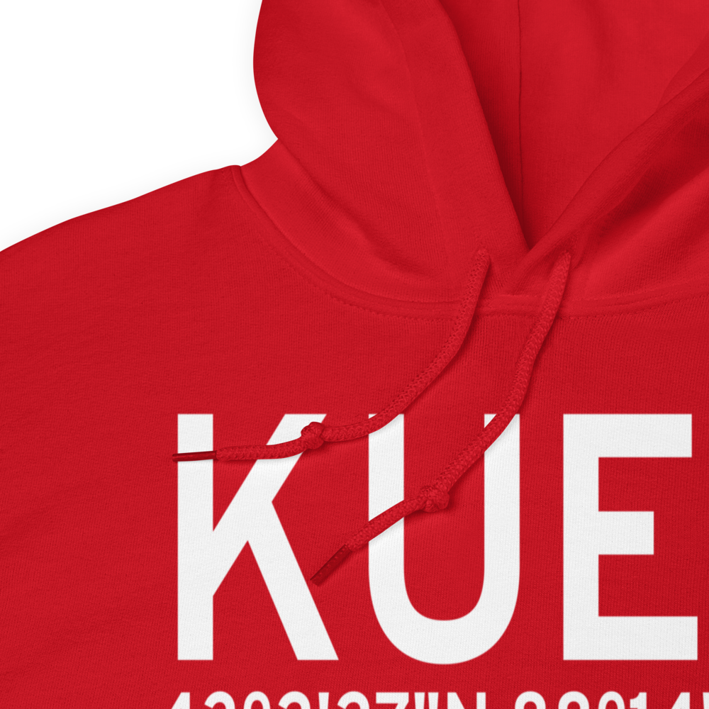 Waukesha County Airport (KUES) ICAO Hoodie Sweatshirt 