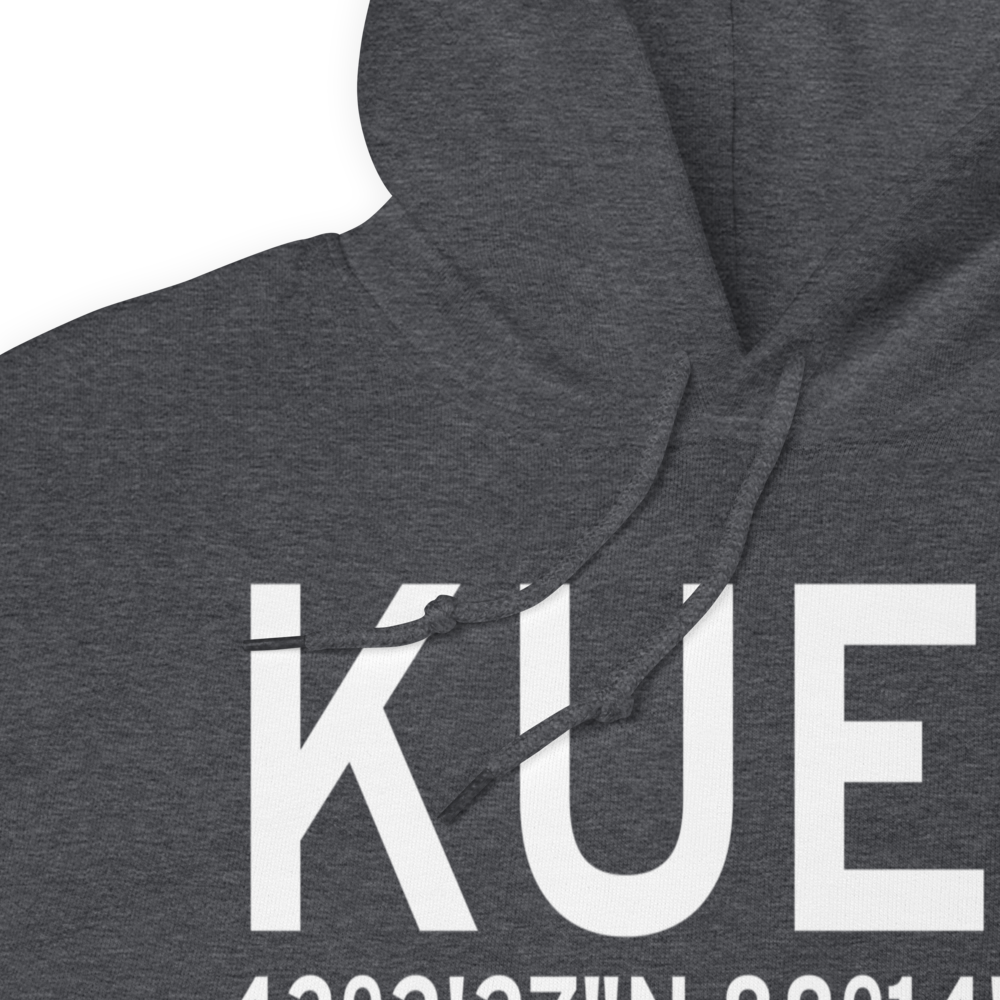 Waukesha County Airport (KUES) ICAO Hoodie Sweatshirt 