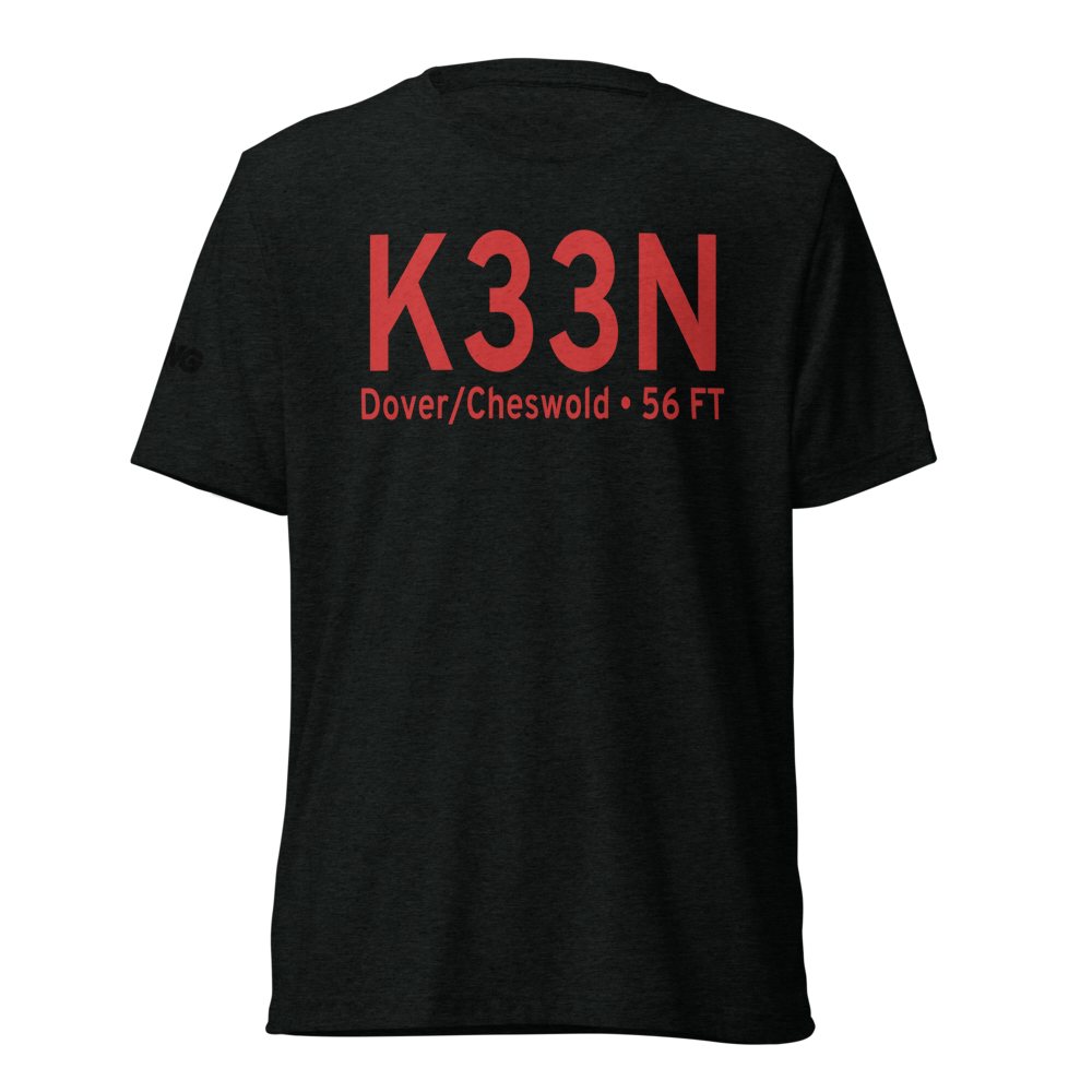 Delaware Airpark (K33N) ICAO Tri-blend T-Shirt 