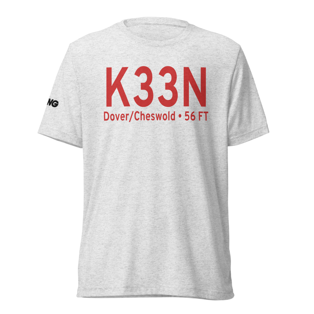 Delaware Airpark (K33N) ICAO Tri-blend T-Shirt 
