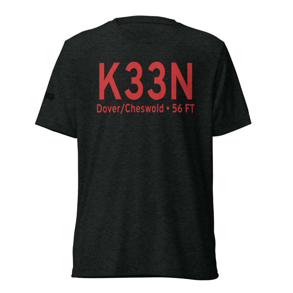 Delaware Airpark (K33N) ICAO Tri-blend T-Shirt 