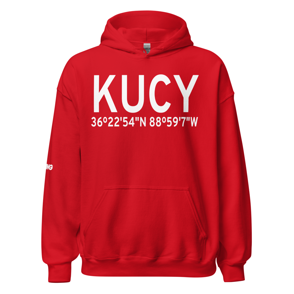Everett-Stewart Regional Airport (KUCY) ICAO Hoodie Sweatshirt 